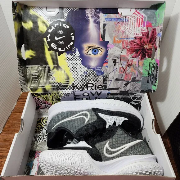 Men's Nike Kyrie Low 4 TB Size 7.5 Black/White