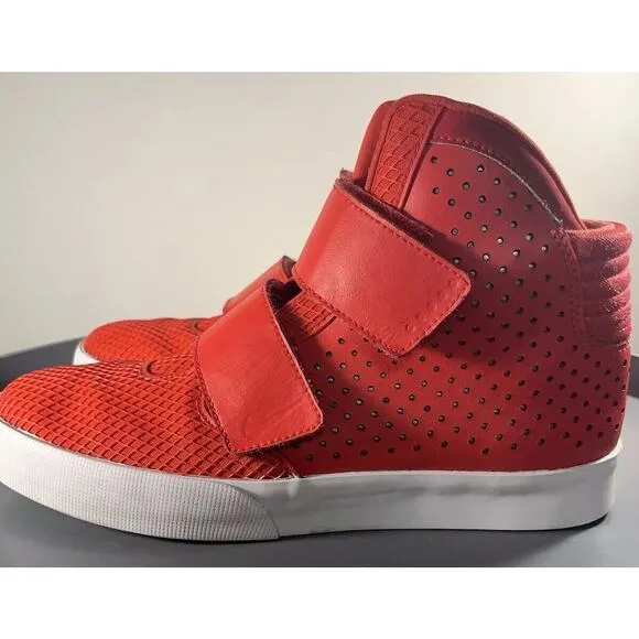 Men's Size 9 Nike Flystepper 2k3 Athletic Sneaker Red/White High