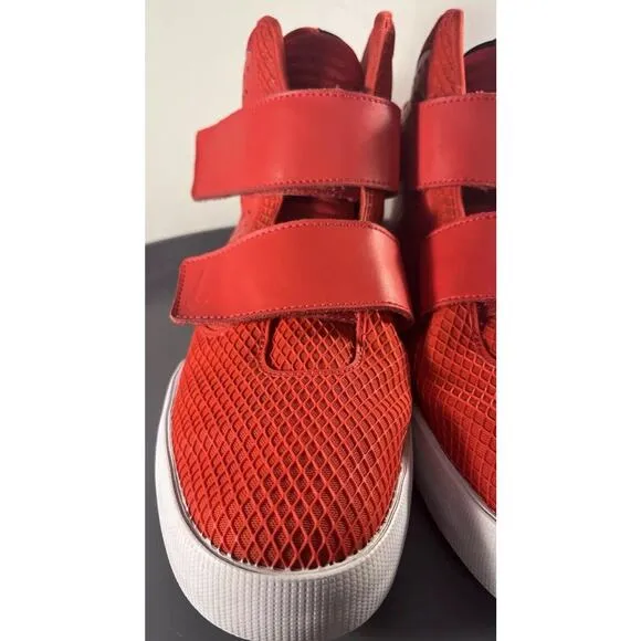 Men's Size 9 Nike Flystepper 2k3 Athletic Sneaker Red/White High