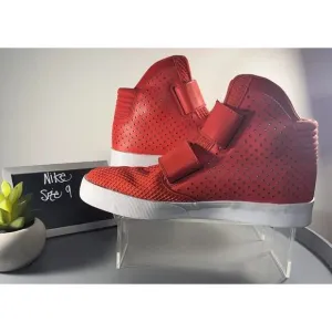 Men's Size 9 Nike Flystepper 2k3 Athletic Sneaker Red/White High