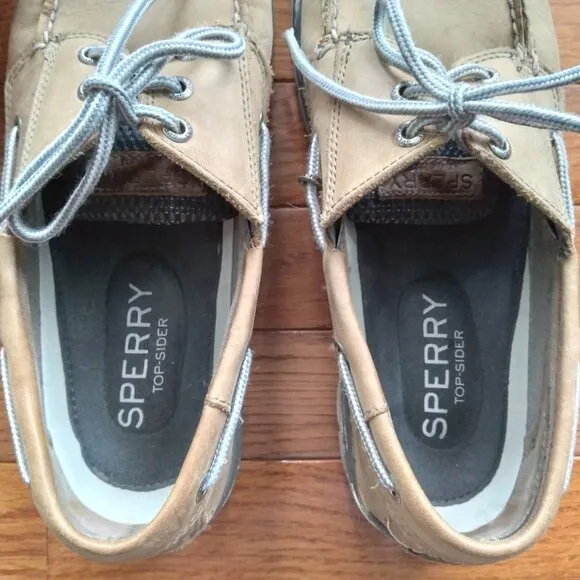 Men's Sperry Top-Sider Billfish 3-Eye Leather Boat Shoe Size 10.5