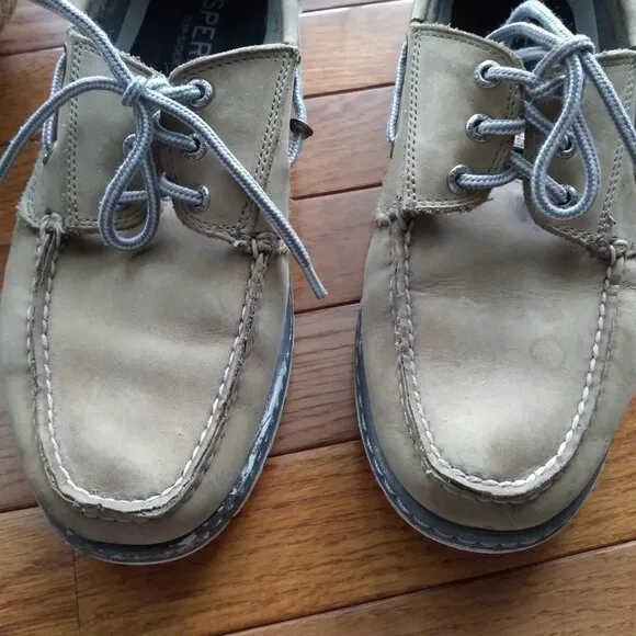 Men's Sperry Top-Sider Billfish 3-Eye Leather Boat Shoe Size 10.5