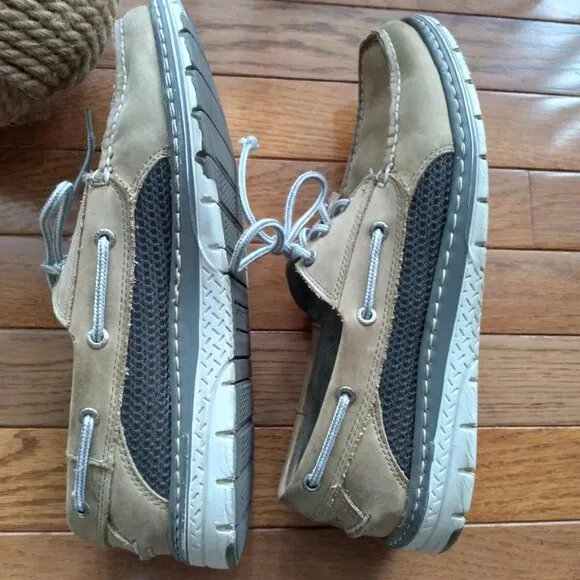 Men's Sperry Top-Sider Billfish 3-Eye Leather Boat Shoe Size 10.5