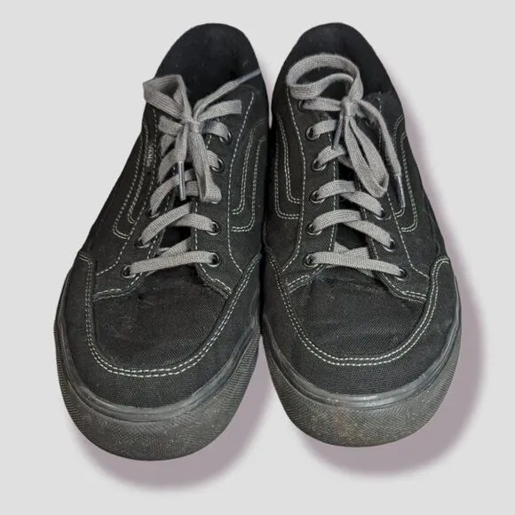 Men's Vans Black Bearcat Canvas Shoes, Men's Size 12