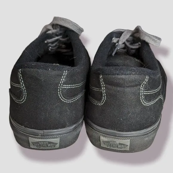 Men's Vans Black Bearcat Canvas Shoes, Men's Size 12