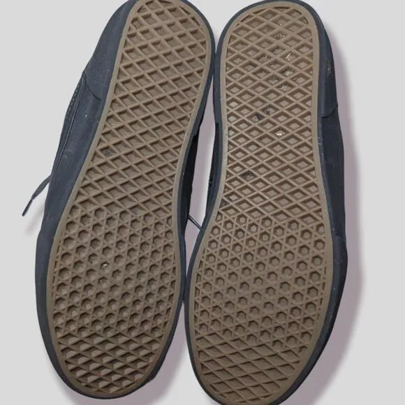 Men's Vans Black Bearcat Canvas Shoes, Men's Size 12
