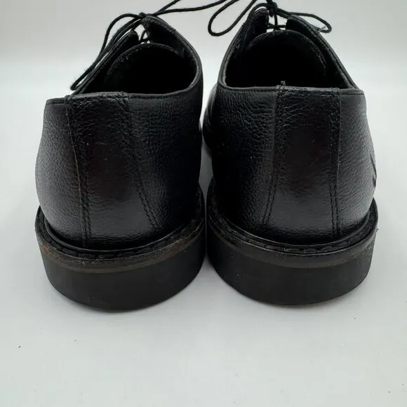 Mephisto Marlon Black Pebble Lace Up Shoes Mens Size 10.5 Durable Leather