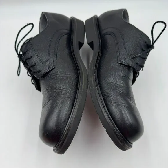 Mephisto Marlon Black Pebble Lace Up Shoes Mens Size 10.5 Durable Leather