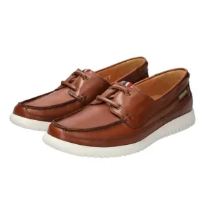 Mephisto Mens Trevis Boat Shoes US 7.5 EU 41.5 Brown Leather NWOB