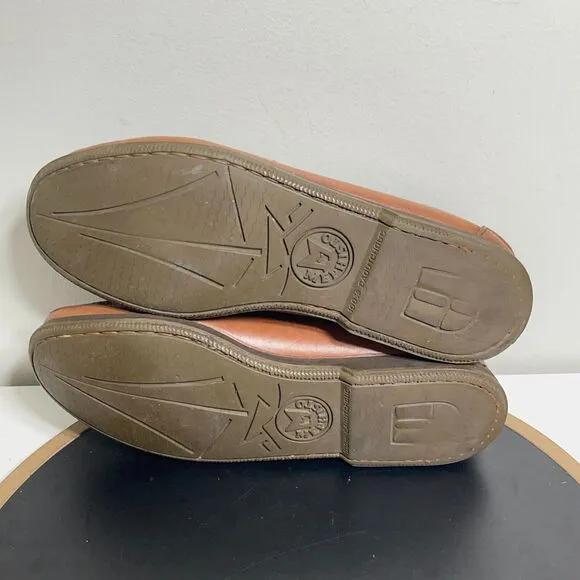 Mephisto Shoes Men’s Size 8.5 Cap Vert Leather Air Relax Loafer Boat Deck Brown