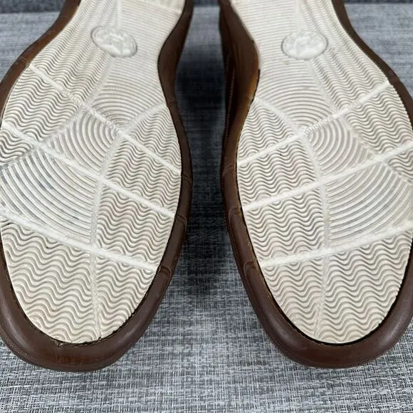 Mephisto Spinnaker Air Relax Brown Leather Boat Deck Shoes‎ Mens US Sz 11