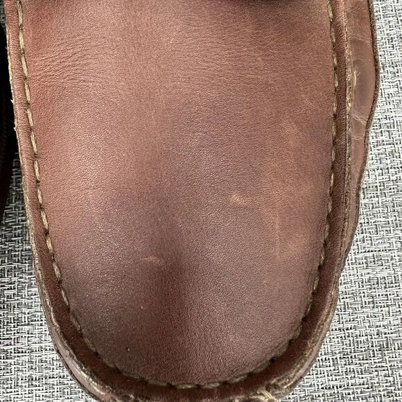 Mephisto Spinnaker Air Relax Brown Leather Boat Deck Shoes‎ Mens US Sz 11