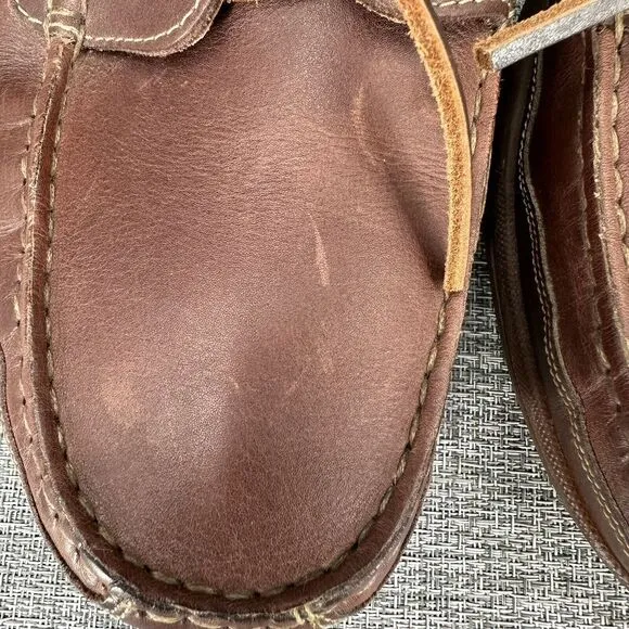 Mephisto Spinnaker Air Relax Brown Leather Boat Deck Shoes‎ Mens US Sz 11