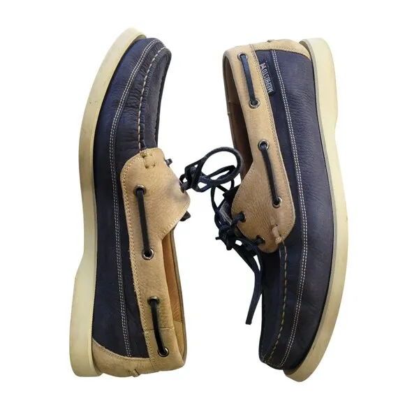 Mephisto Spinnaker Boat Shoes Loafers Mens 10 Leather Cushioned Comfort Preppy