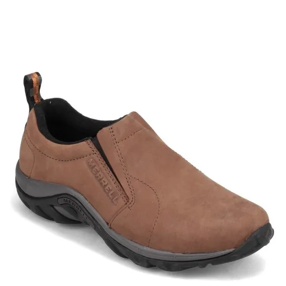 MERRELL MEN'S JUNGLE MOC NUBUCK SLIP-ON SHOE, BROWN NUBUCK 9.5 M