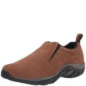 MERRELL MEN'S JUNGLE MOC NUBUCK SLIP-ON SHOE, BROWN NUBUCK 9.5 M