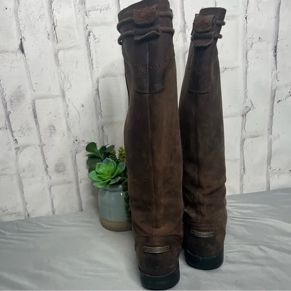 Merrell Vera Peak Riding Boots In espresso