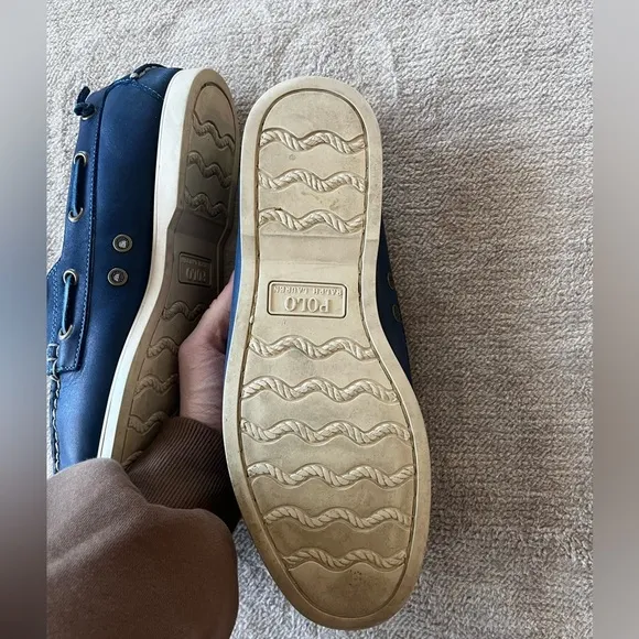 Merton Leather Boat ShoePolo Ralph Lauren Newport Navy 9.5