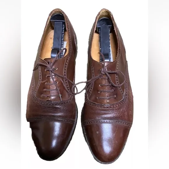 Mezlan Florence Bown z leather Oxford Shoes Sz Mens 9.5W