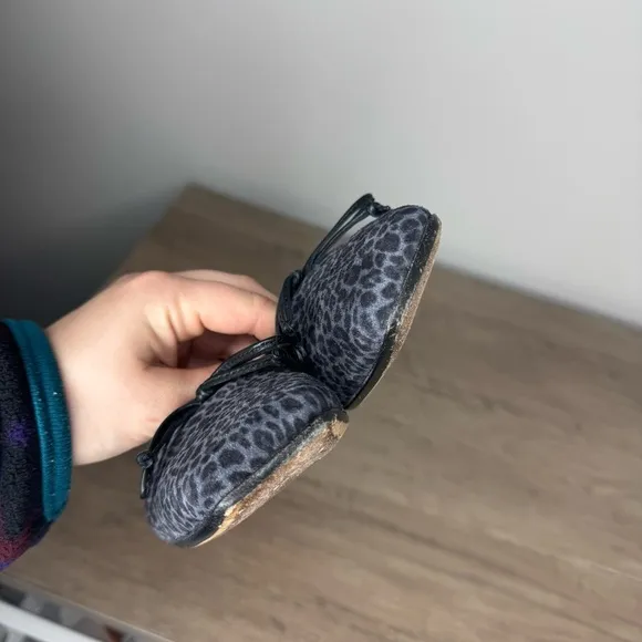 M.Gemi Danza Black Leopard Flats