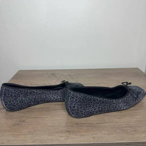 M.Gemi Danza Black Leopard Flats