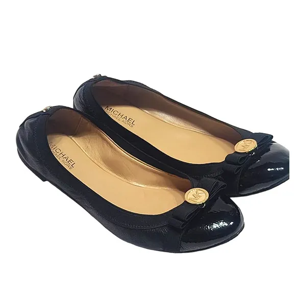 Michael Kors black ballet flats women's size 6