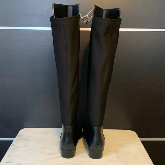 Michael Kors Black Bromley Flat Riding Boots