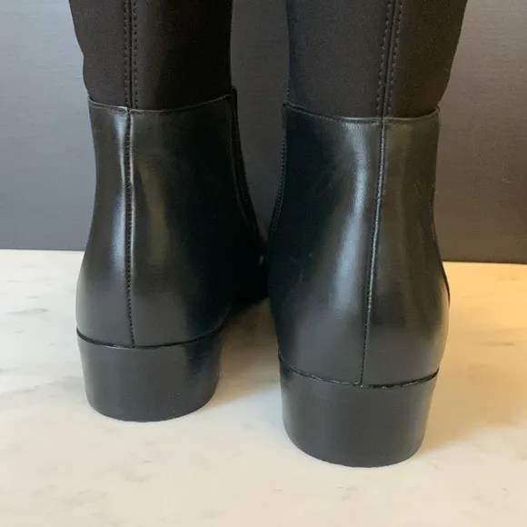 Michael Kors Black Bromley Flat Riding Boots