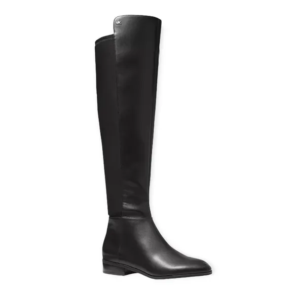 Michael Kors Black Bromley Flat Riding Boots