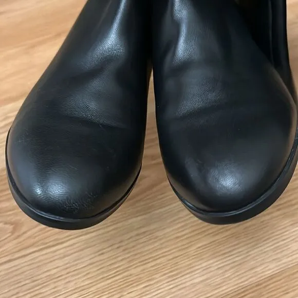 Michael Kors Bromley NWOT Flat Riding Boots Black Knee High Size 5