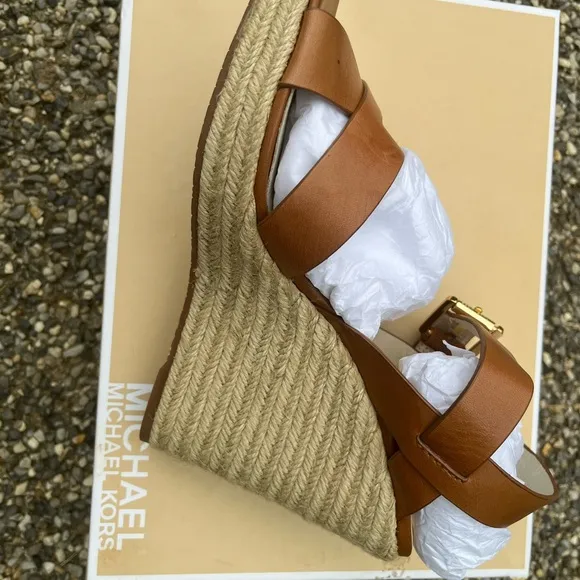 Michael Kors Luggage Wedges