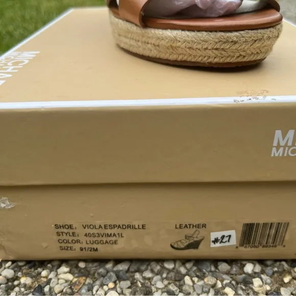 Michael Kors Luggage Wedges