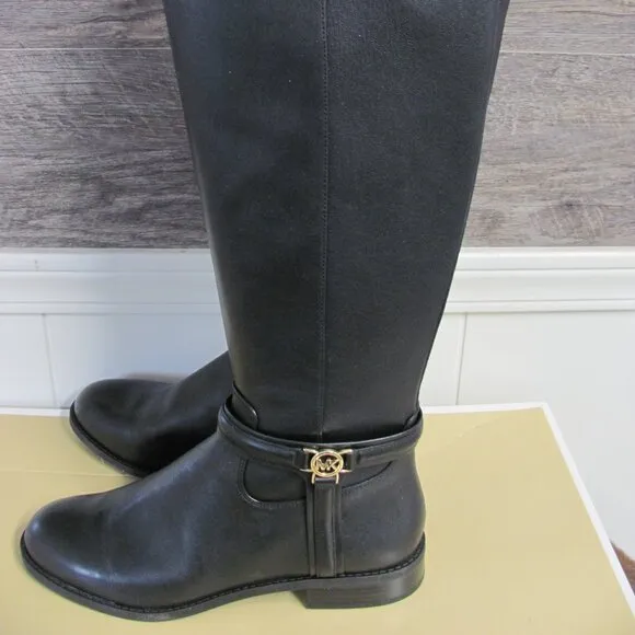 MICHAEL KORS MINDY  FLAT BOOTS SIZE 8M NIB