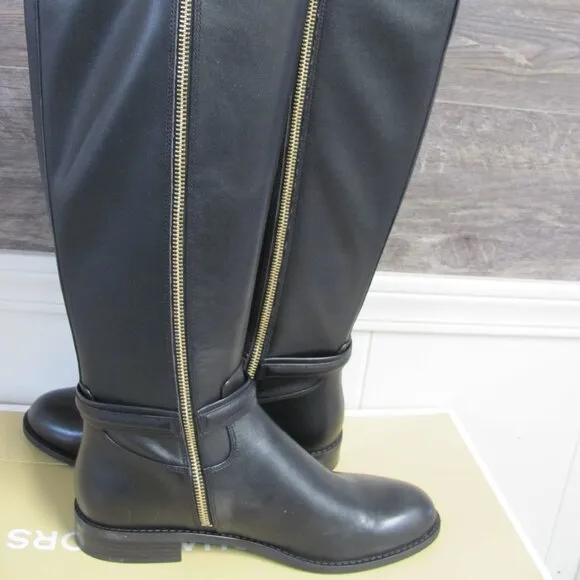 MICHAEL KORS MINDY  FLAT BOOTS SIZE 8M NIB