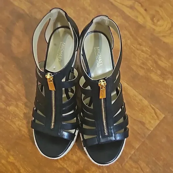 Michael Kors Strappy Espadrille Wedges