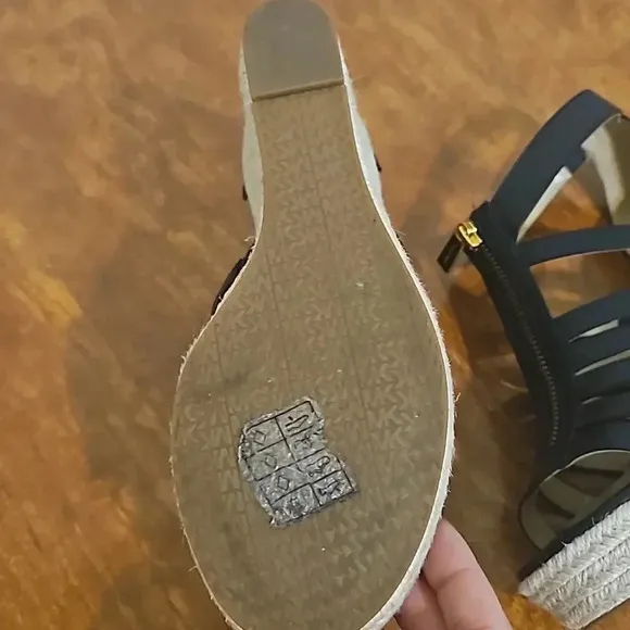 Michael Kors Strappy Espadrille Wedges