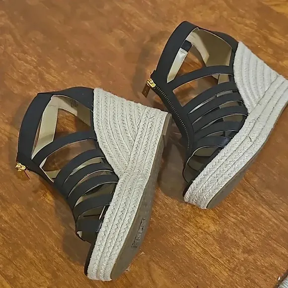 Michael Kors Strappy Espadrille Wedges