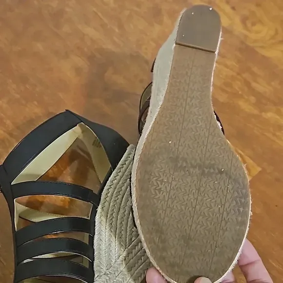 Michael Kors Strappy Espadrille Wedges
