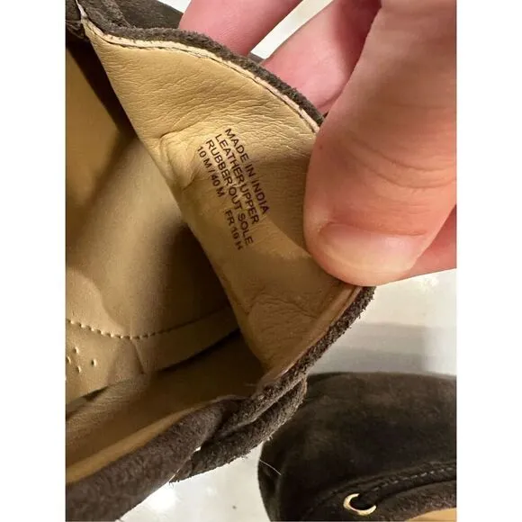 Michael Kors Women's Sutton Suede Moccasins Brown Women’s Sz 10