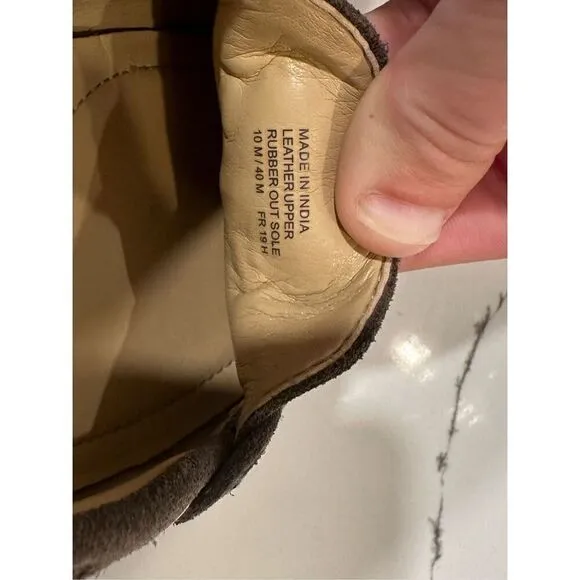 Michael Kors Women's Sutton Suede Moccasins Brown Women’s Sz 10