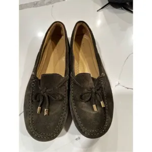 Michael Kors Women's Sutton Suede Moccasins Brown Women’s Sz 10