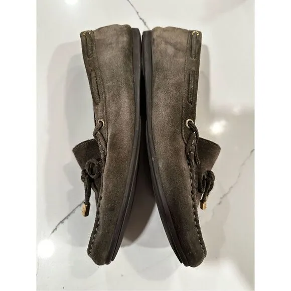 Michael Kors Women's Sutton Suede Moccasins Brown Women’s Sz 10
