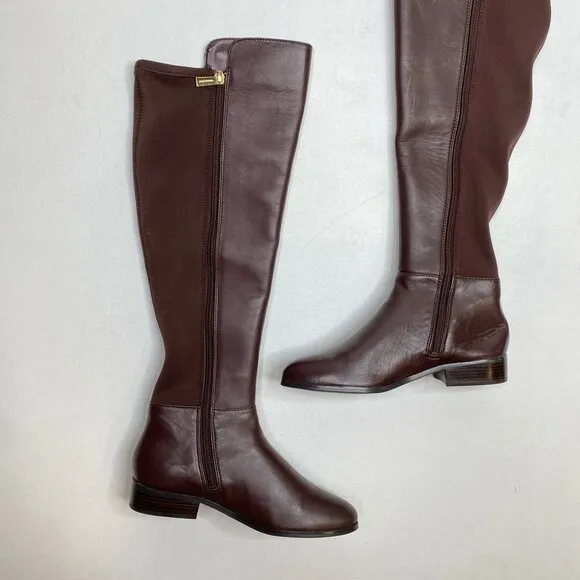 MICHAEL Michael Kors Bromley Flat Tall Boots Brown