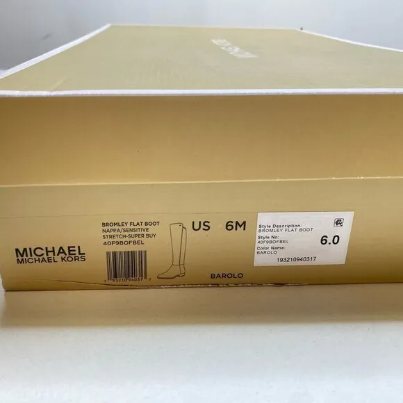 MICHAEL Michael Kors Bromley Flat Tall Boots Brown
