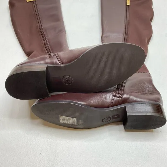 MICHAEL Michael Kors Bromley Flat Tall Boots Brown