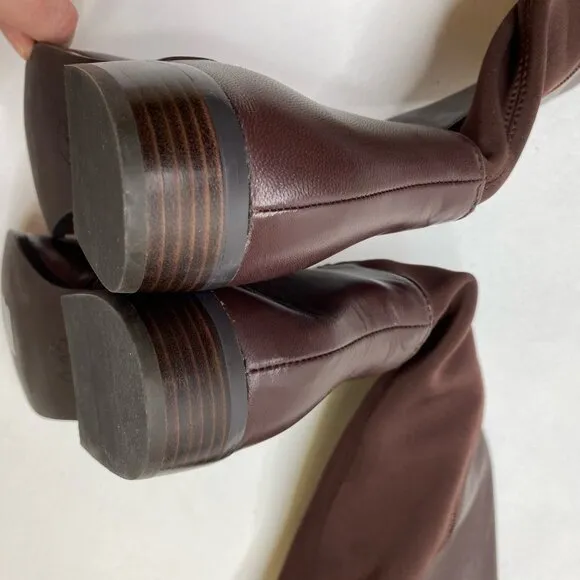 MICHAEL Michael Kors Bromley Flat Tall Boots Brown
