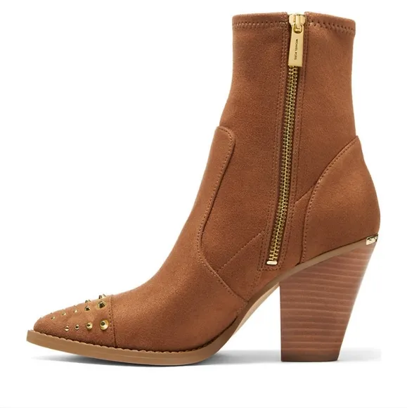 MICHAEL MICHAEL KORS Dover Studded Faux Suede Boots Size 9
