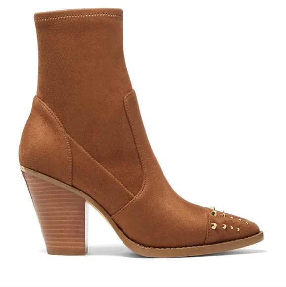 MICHAEL MICHAEL KORS Dover Studded Faux Suede Boots Size 9