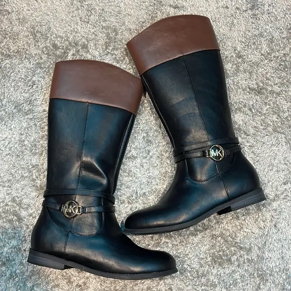 Michael Michael Kors Girl's Flat Riding Boots