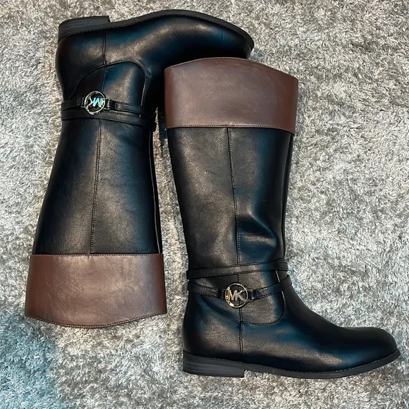 Michael Michael Kors Girl's Flat Riding Boots